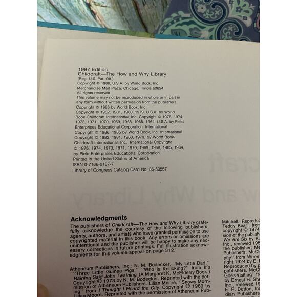 1987 Once Upon a Time Childcraft Hardcover The How and Why - Picture 5 of 9